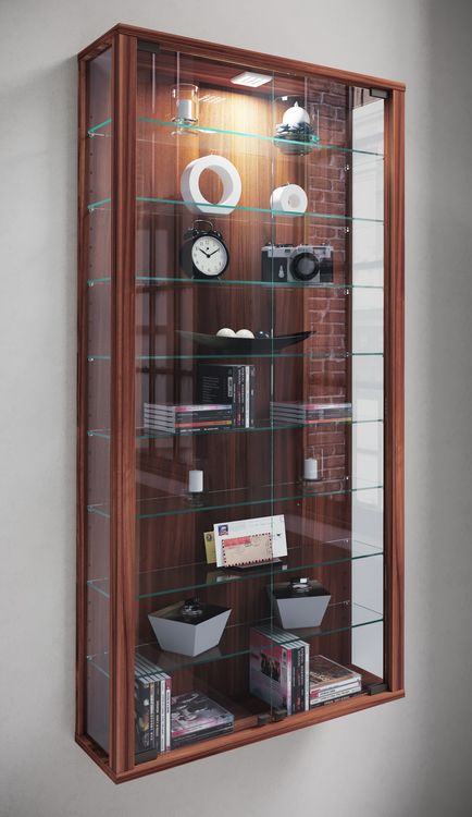 Produktbild: Wandvitrine H&auml;ngevitrine Glasvitrine Vitrosa Maxi