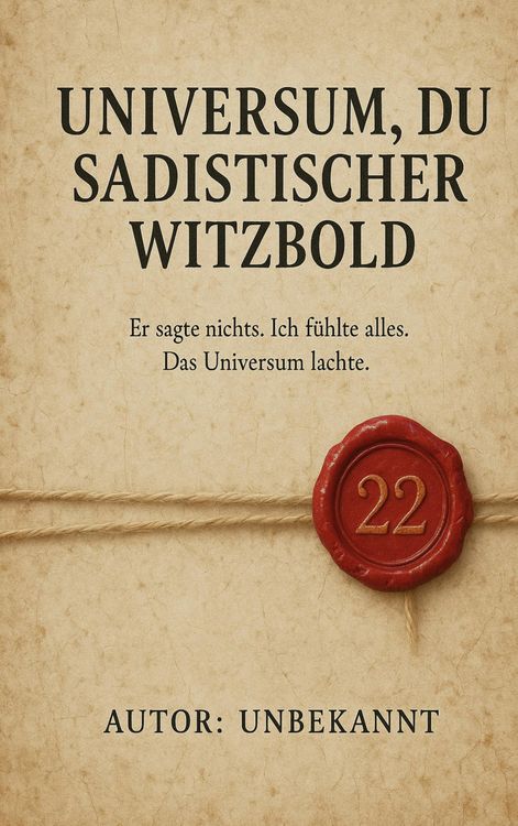 Produktbild: Universum, du sadistischer Witzbold