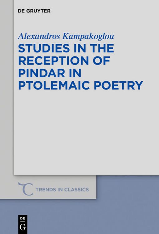 Produktbild: Studies in the Reception of Pindar in Ptolemaic Poetry