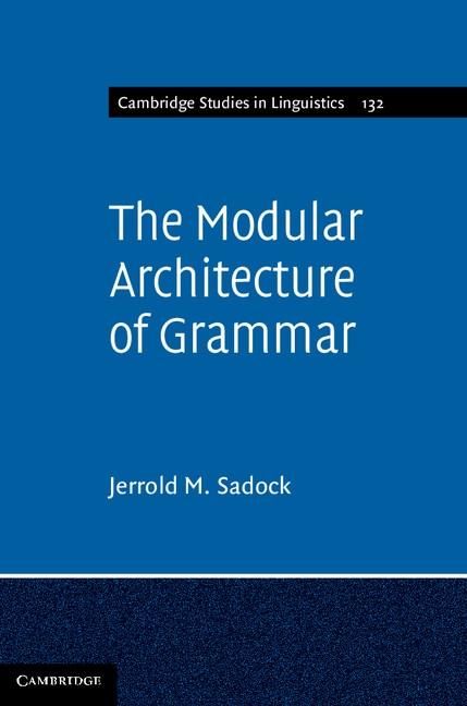 Produktbild: Modular Architecture of Grammar