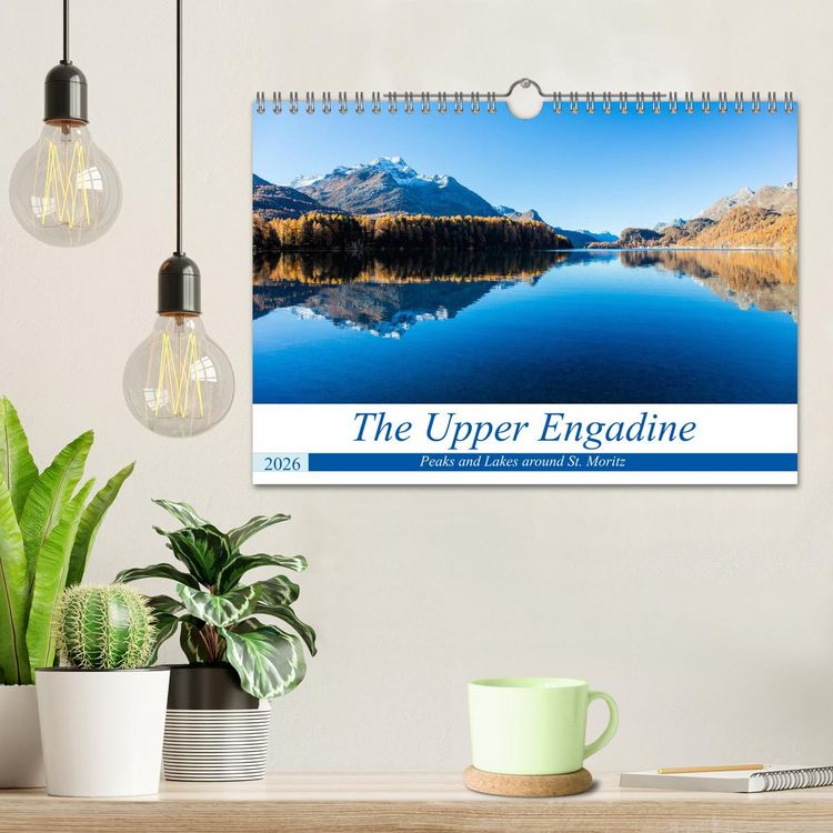 Produktbild: The Upper Engadine (Wall Calendar 2026 DIN A4 landscape), CALVENDO 12 Month Wall Calendar