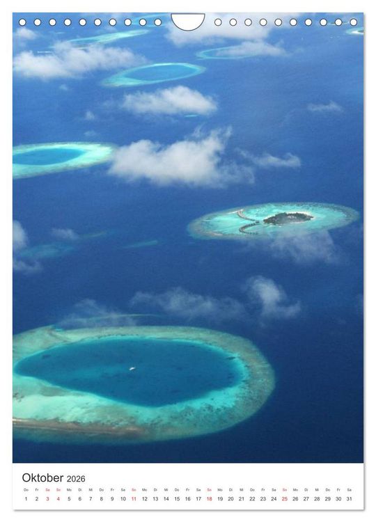 Produktbild: Malediven - Tr&auml;umen im Paradies (Wandkalender 2026 DIN A4 hoch), CALVENDO Monatskalender