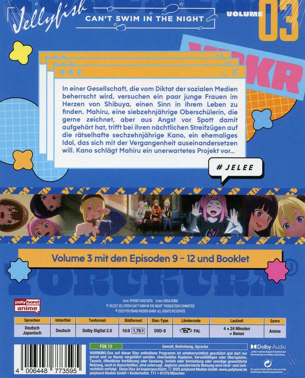 Produktbild: Jellyfish Can't Swim In The Night - Volume 3 - limitierte Edition mit Booklet