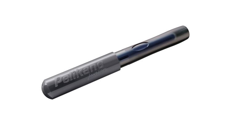 Produktbild: Pelikan F&uuml;ller Pelikano&reg; Junior Schreiblernf&uuml;ller, f&uuml;r Linksh&auml;nder, Anthrazit, Feder L