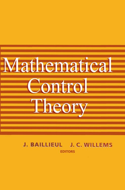 Produktbild: Mathematical Control Theory