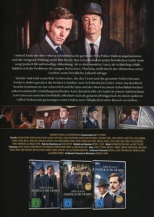 Produktbild: Der junge Inspektor Morse - Staffelbox 2 - Staffel 4-6 [7 DVDs]