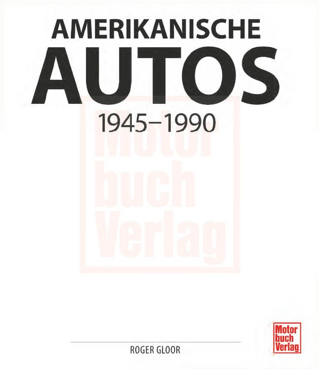 Produktbild: Amerikanische Autos 1945-1990