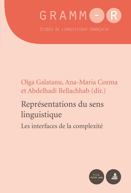 Produktbild: Repr&eacute;sentations du sens linguistique