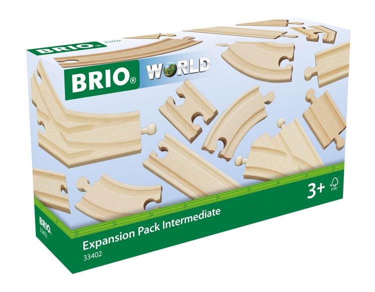 Produktbild: BRIO World - Mittleres Schienensortiment
