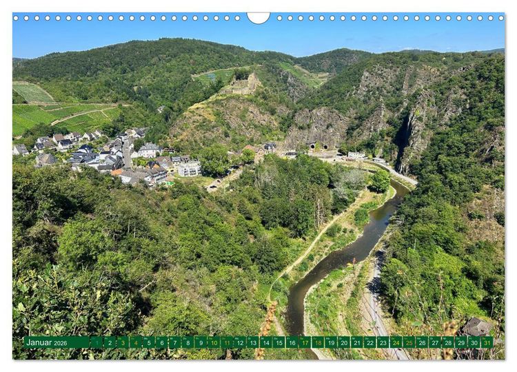 Produktbild: Erlebe mit mir die Wanderregionen im Ahrtal - Altenahr (Wandkalender 2026 DIN A3 quer), CALVENDO Monatskalender
