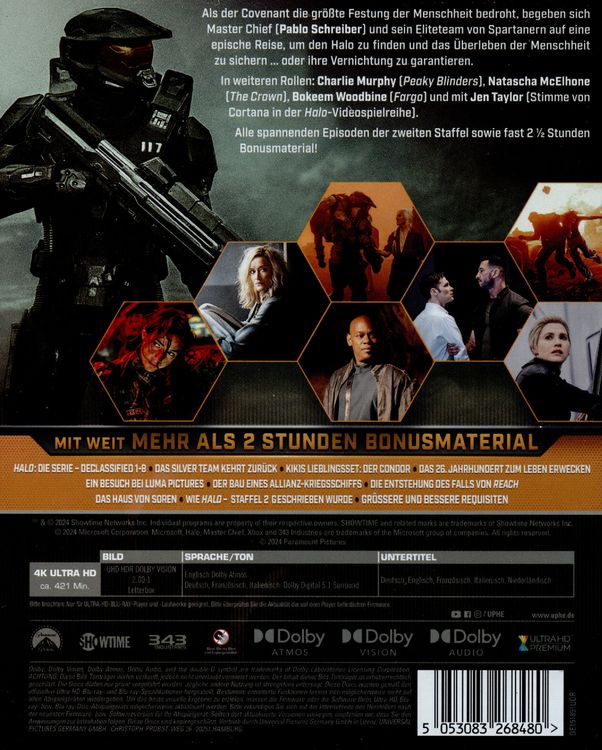 Produktbild: Halo: Staffel 2 [4 x 4K Ultra HD]