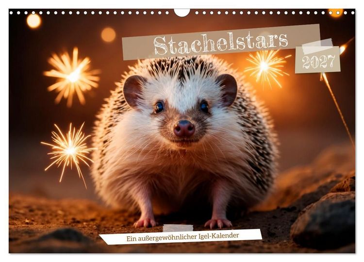 Produktbild: Stachelstars (Wandkalender 2027 DIN A3 quer), CALVENDO Monatskalender