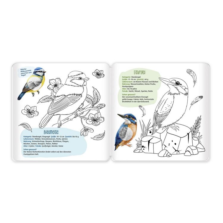 Produktbild: TR&Ouml;TSCH - Stickermalbuch Unsere Vogelwelt Malbuch mit Stickern| Ab 5 Jahren