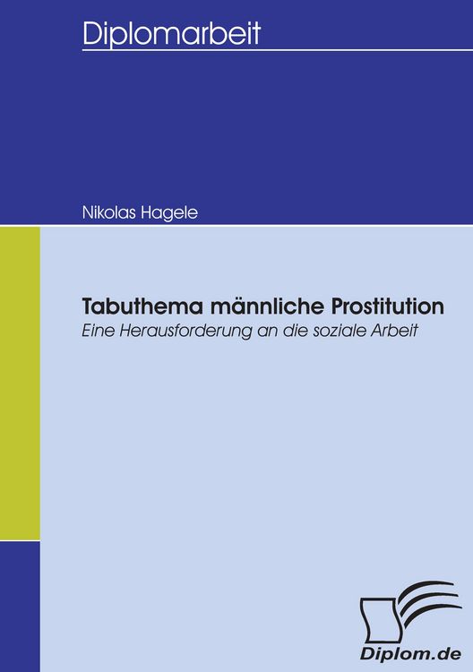 Produktbild: Tabuthema m&auml;nnliche Prostitution