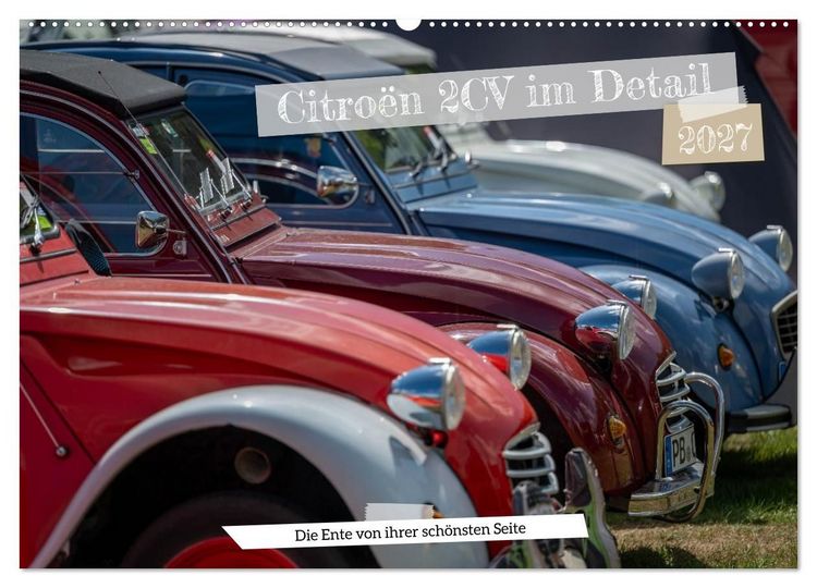 Produktbild: Citro&euml;n 2CV im Detail (Wandkalender 2027 DIN A2 quer), CALVENDO Monatskalender