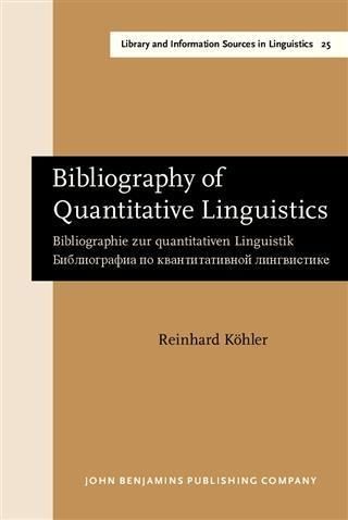 Produktbild: Bibliography of Quantitative Linguistics