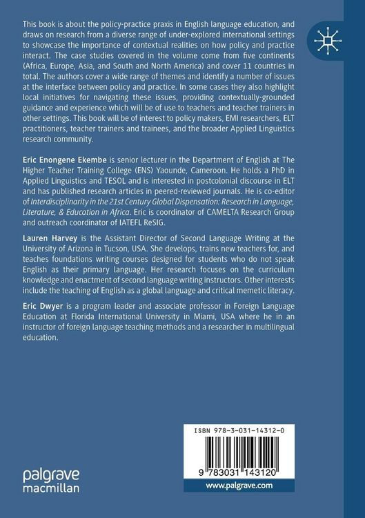 Produktbild: Interface between English Language Education Policies and Practice