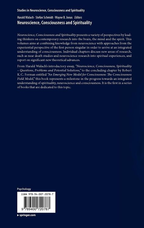 Produktbild: Neuroscience, Consciousness and Spirituality