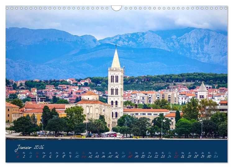 Produktbild: Kroatien Die wundersch&ouml;ne K&uuml;ste vor Zadar (Wandkalender 2026 DIN A3 quer), CALVENDO Monatskalender