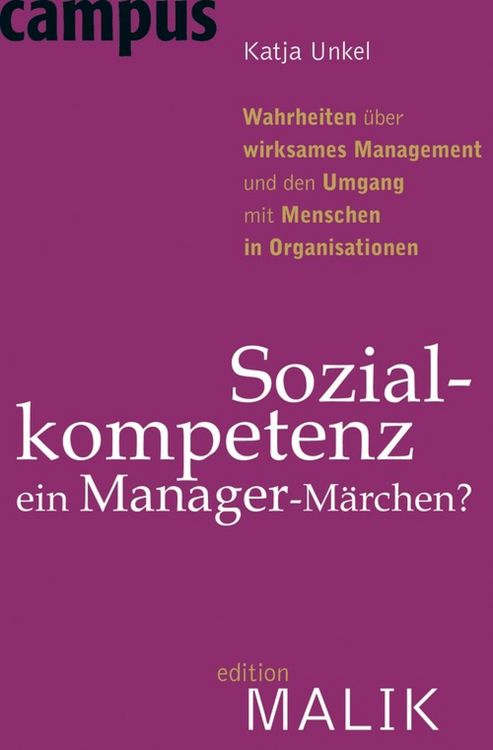 Produktbild: Sozialkompetenz - ein Manager-M&auml;rchen?