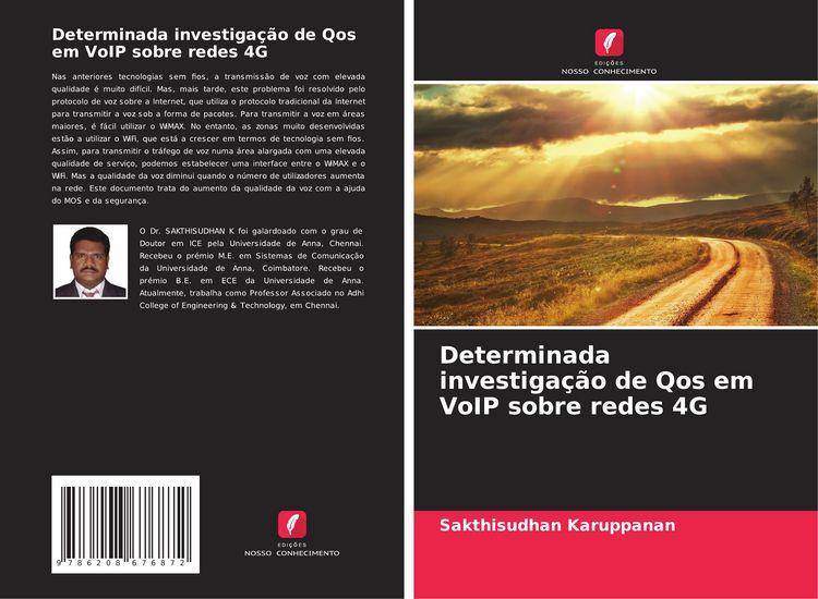 Produktbild: Determinada investiga&ccedil;&atilde;o de Qos em VoIP sobre redes 4G