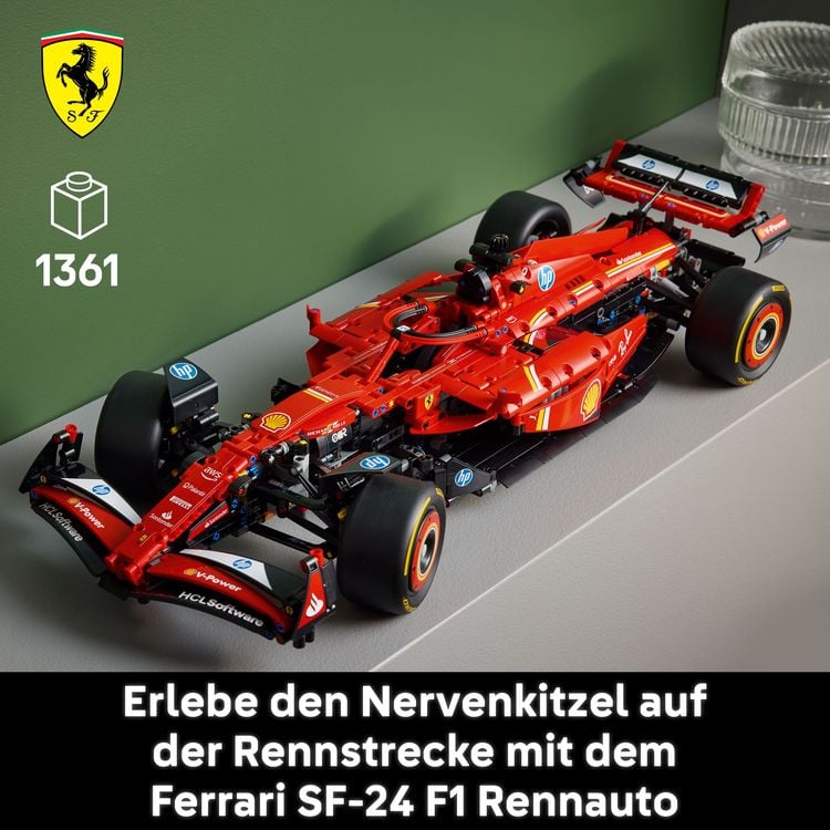 Produktbild: LEGO Technic Ferrari SF-24 F1 Rennauto - Modellauto für Erwachsene 42207