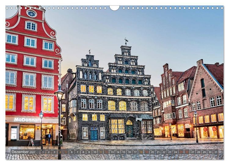 Produktbild: L&Uuml;NEBURG Ein- und Ausblicke von Andreas Voigt (Wandkalender 2027 DIN A3 quer), CALVENDO Monatskalender