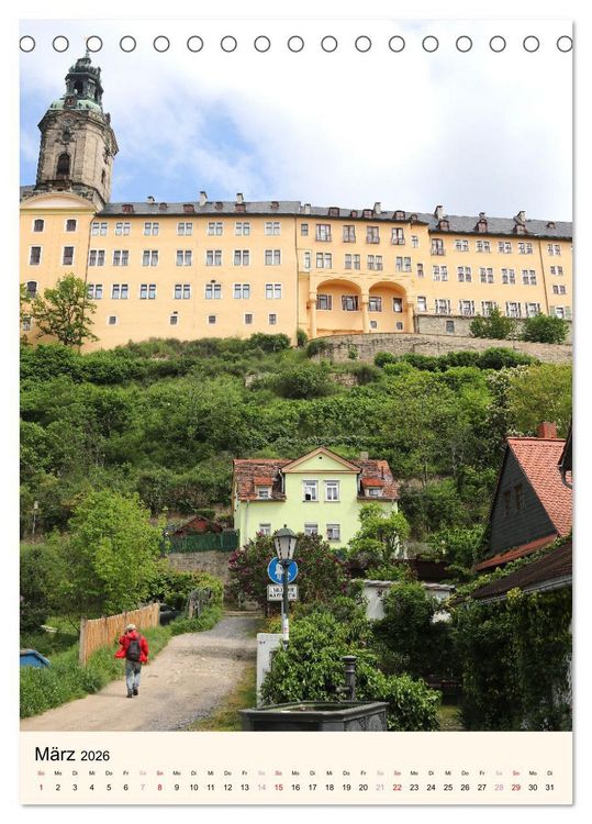 Produktbild: Rudolstadt - Ein Spaziergang (Tischkalender 2026 DIN A5 hoch), CALVENDO Monatskalender