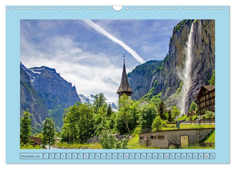 Produktbild: Traumhafte Schweizer Orte (Wandkalender 2026 DIN A3 quer), CALVENDO Monatskalender