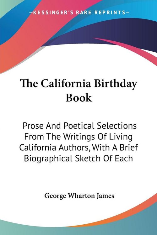 Produktbild: The California Birthday Book