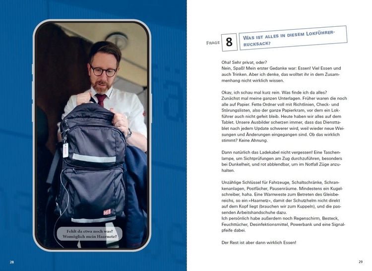 Produktbild: 55 abgefahrene Fragen an den Lokf&uuml;hrer