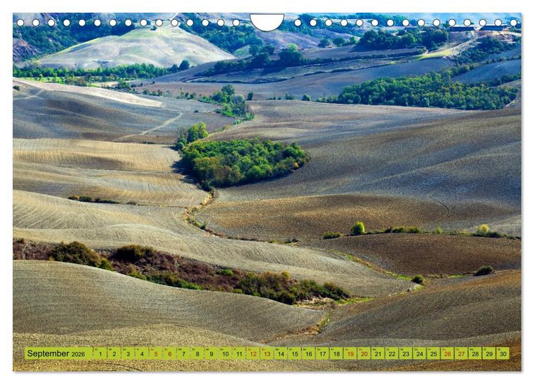 Produktbild: Toskana sanfte H&uuml;gel und versteckte Winkel (Wandkalender 2026 DIN A4 quer), CALVENDO Monatskalender