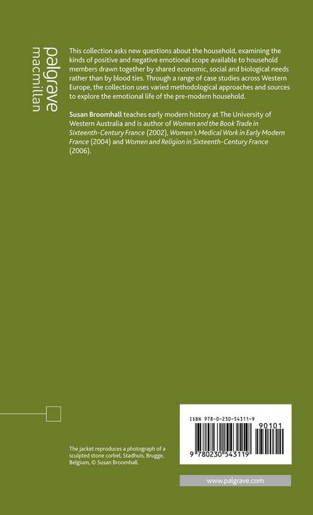 Produktbild: Emotions in the Household, 1200&ndash;1900