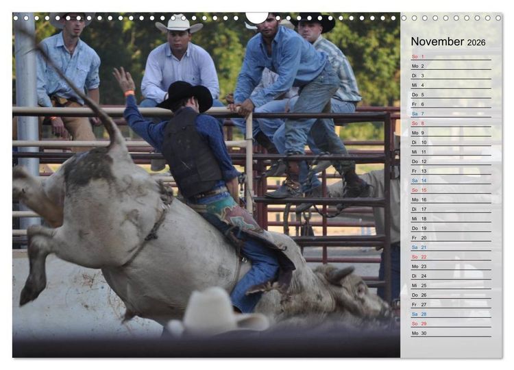 Produktbild: Faszination Rodeo (Wandkalender 2026 DIN A3 quer), CALVENDO Monatskalender