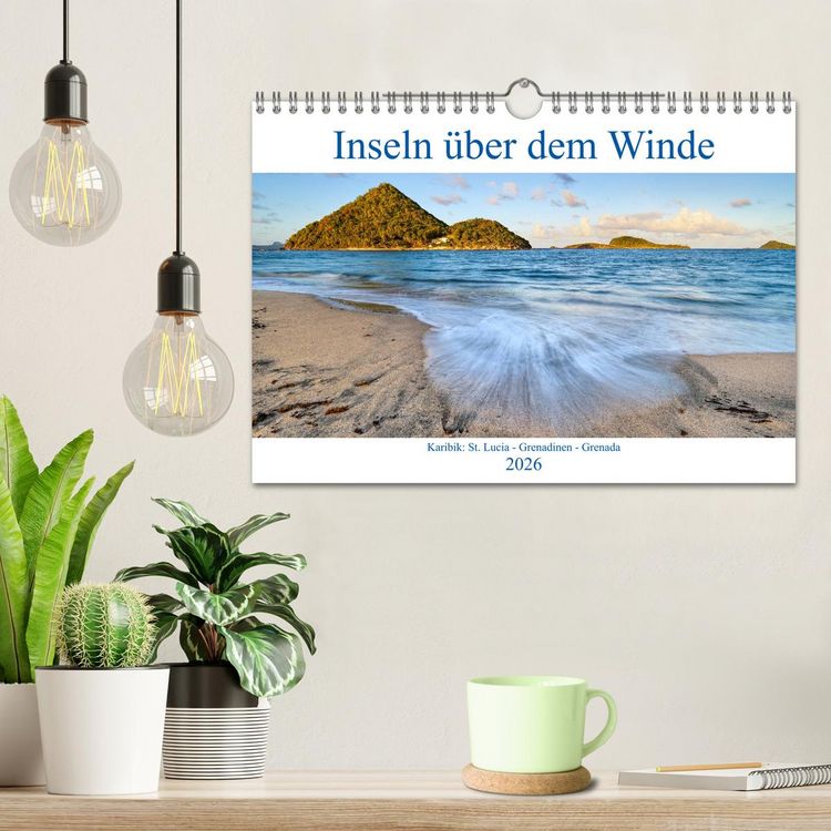 Produktbild: Inseln &uuml;ber dem Winde (Wandkalender 2026 DIN A4 quer), CALVENDO Monatskalender