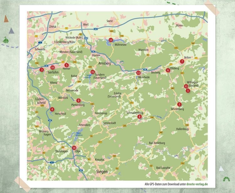 Produktbild: Sauerland. Radeln f&uuml;r die Seele
