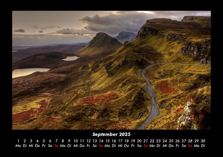 Produktbild: Landschaftskalender 2025 Fotokalender DIN A3