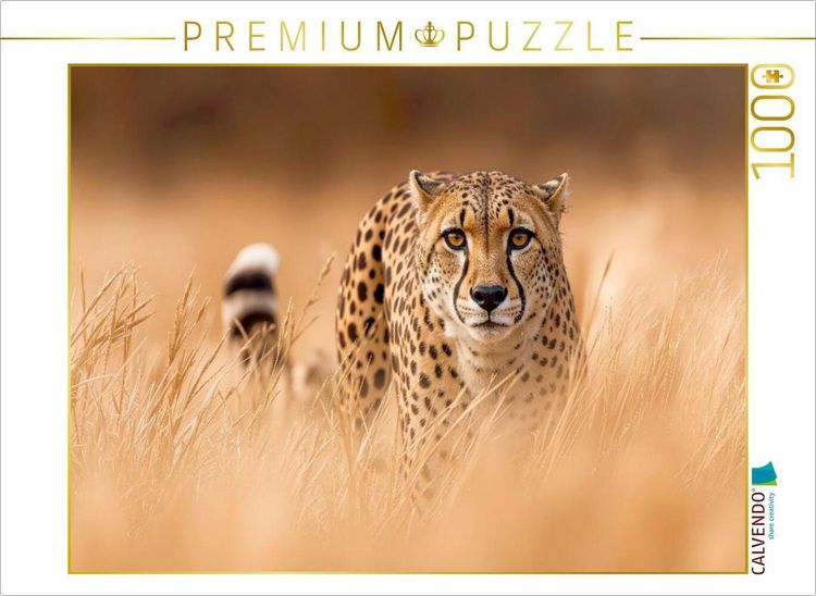Produktbild: CALVENDO Puzzle Ein Schleichgang durch das hohe Grasland | 1000 Teile Lege-Gr&ouml;&szlig;e 64x48cm Foto-Puzzle f&uuml;r gl&uuml;ckliche Stunden