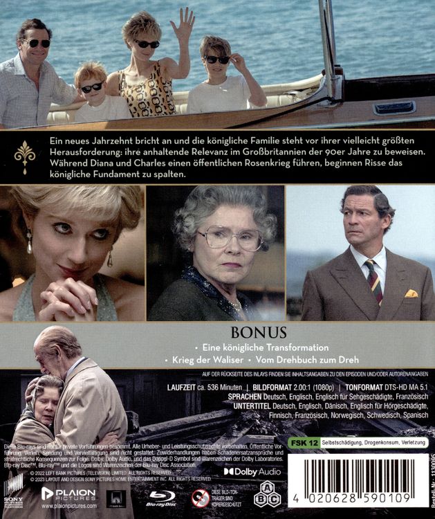 Produktbild: The Crown - Season 5 [4 BRs]