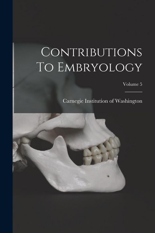 Produktbild: Contributions To Embryology; Volume 5