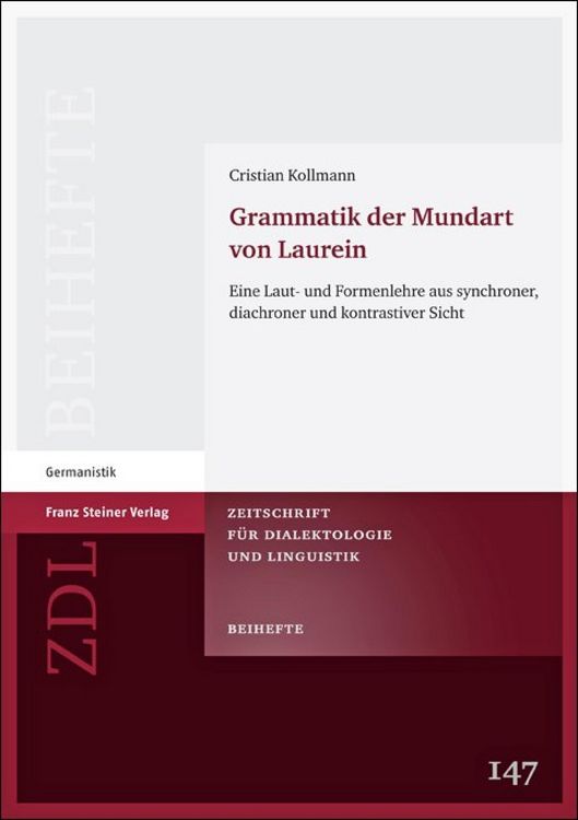 Produktbild: Grammatik der Mundart von Laurein