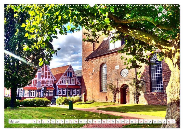 Produktbild: Otterndorf - Kleinod an der Niederelbe (hochwertiger Premium Wandkalender 2026 DIN A2 quer), Kunstdruck in Hochglanz