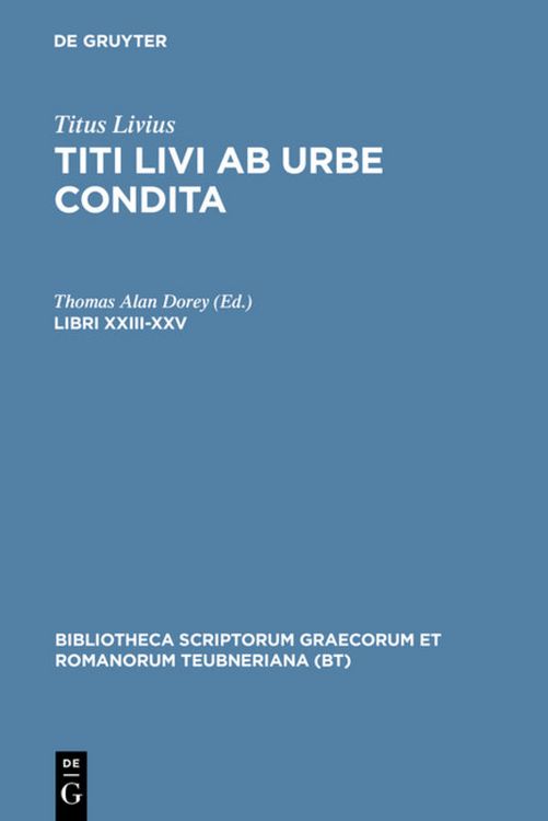 Produktbild: Titus Livius: Titi Livi Ab urbe condita / Libri XXIII-XXV