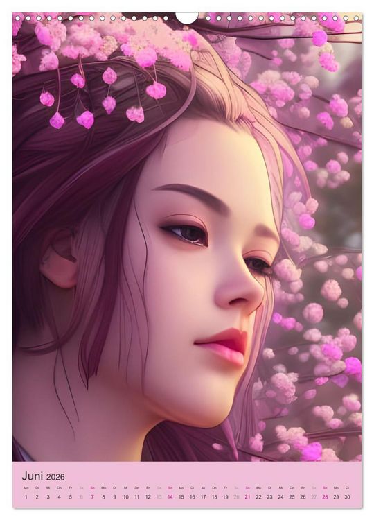 Produktbild: Japanische Kirschbl&uuml;ten - Portraits zum Tr&auml;umen (Wandkalender 2026 DIN A3 hoch), CALVENDO Monatskalender