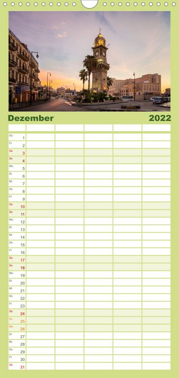 Produktbild: Familienplaner Syrien - Erinnerungen (Wandkalender 2022 , 21 cm x 45 cm, hoch)