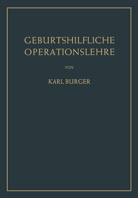 Produktbild: Geburtshilfliche Operationslehre