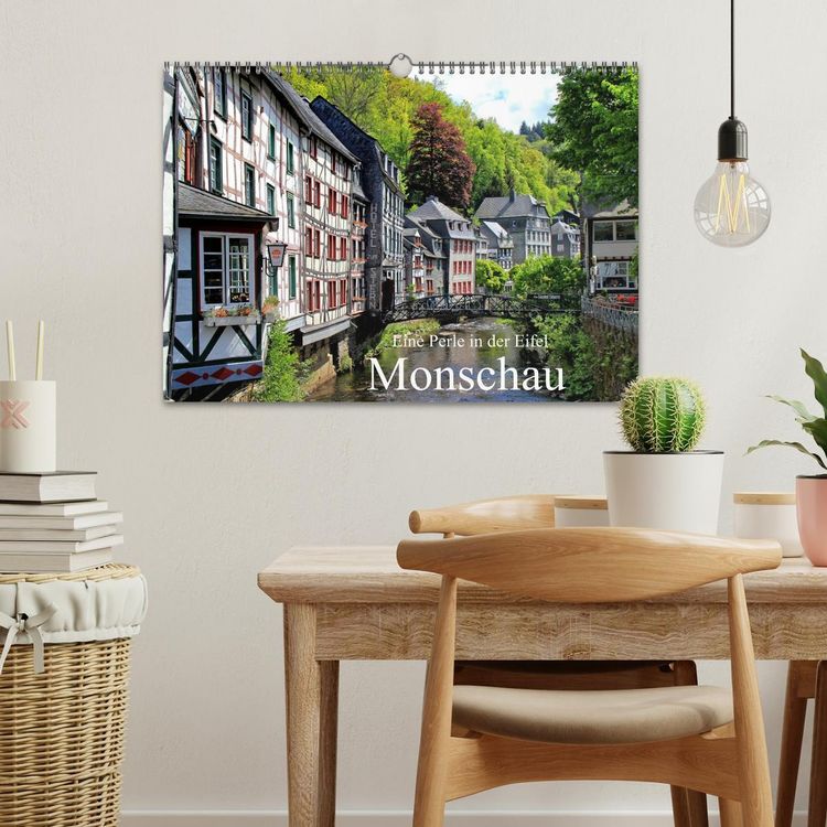 Produktbild: Eine Perle in der Eifel - Monschau (Wandkalender 2026 DIN A3 quer), CALVENDO Monatskalender