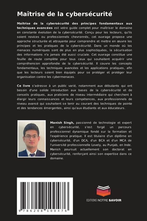 Produktbild: Ma&icirc;trise de la cybers&eacute;curit&eacute;