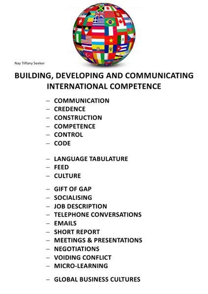 Produktbild: Building, Developing and Communicating International Competence &ndash; &bdquo;don&rsquo;t Cut-Off Your Cutting Edge&ldquo;