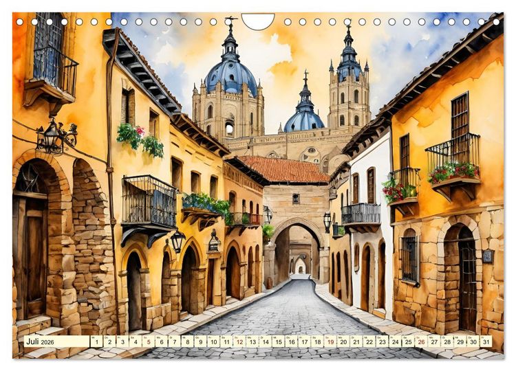 Produktbild: Faszination Spanien (Wandkalender 2026 DIN A4 quer), CALVENDO Monatskalender